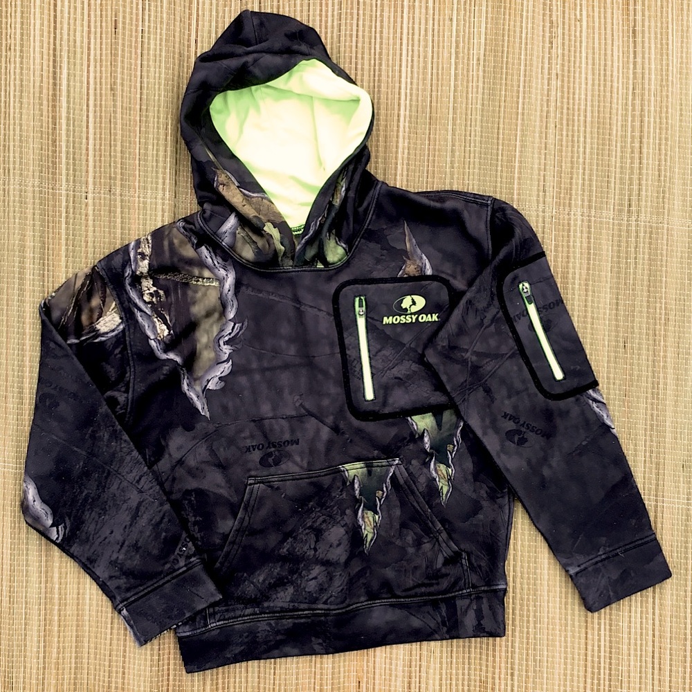 MOSSY OAK Kids Camo Hoodie Size Small